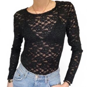 Black Lace Top